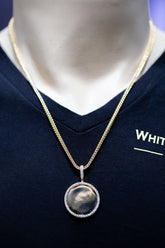 1.75 CT. Diamond Memory Pendant in 10K Gold - White Carat Diamonds